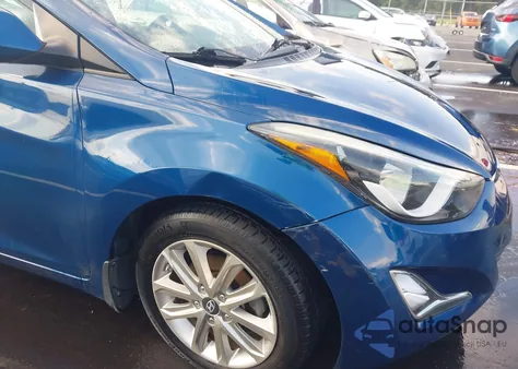 2016 Hyundai Elantra Se from USA, damaged, VIN KMHDH4AE3GU542512